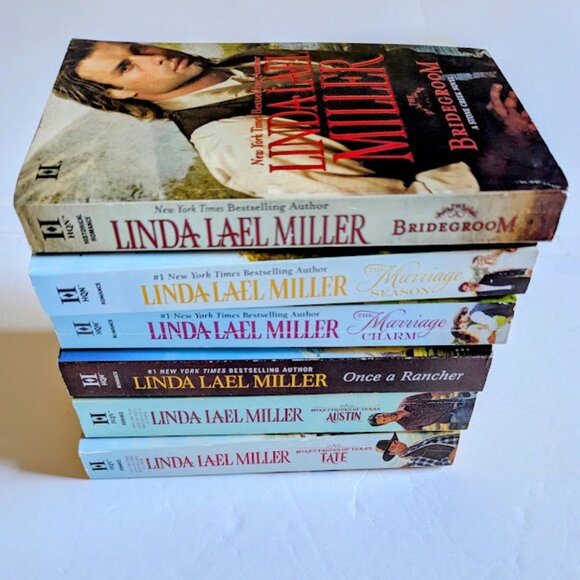 Linda Lael Miller Harlequin Romance Lot Set of 6 Paperback Small Cowboy Westerns - Picture 2 of 7
